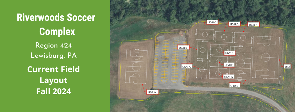 Riverwoods Soccer Complex Field Map