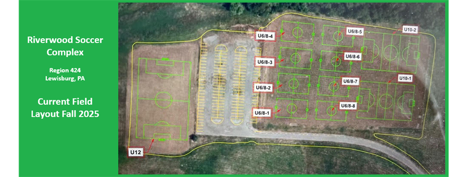 Riverwoods Soccer Complex Field Map
